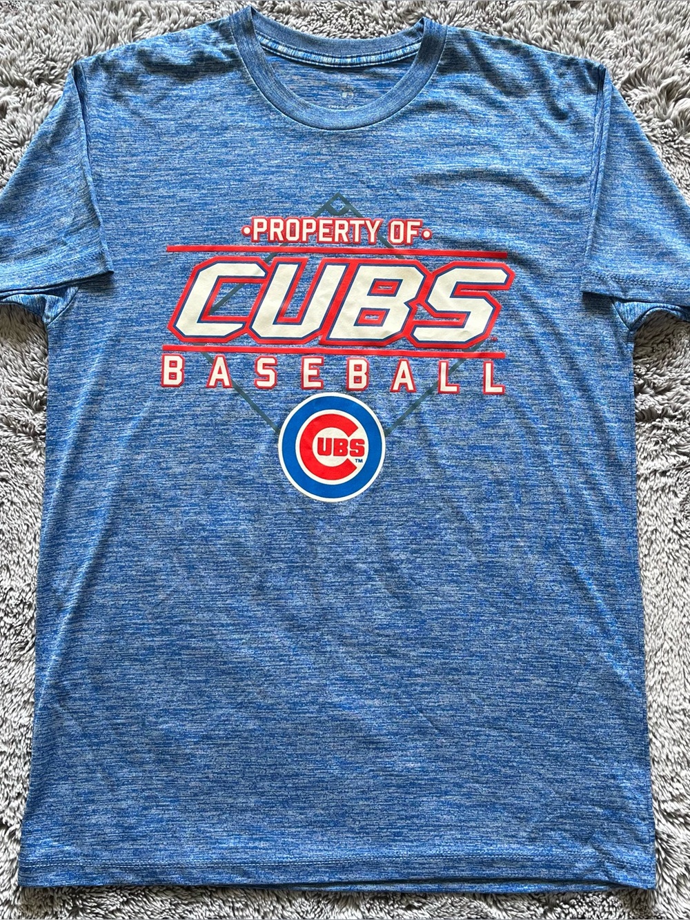 TrueFan Chicago Cubs Baseball Graphic Lightweight Microfibre Tee - Men’s Medium